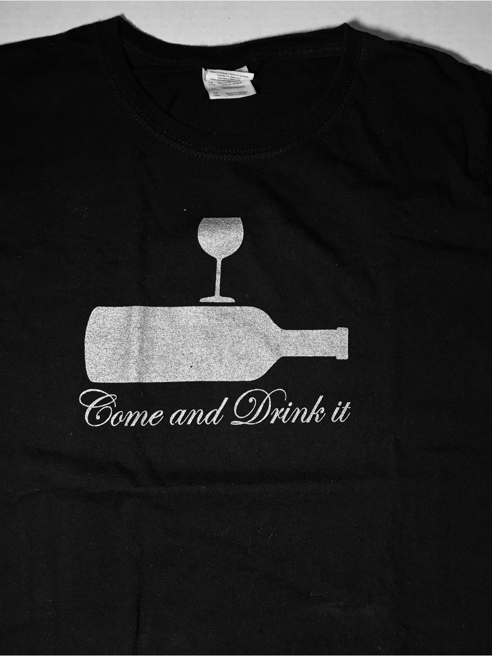 Black 'Come and Drink It' Graphic Tee - Women